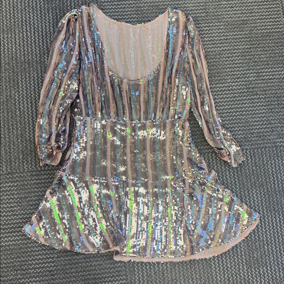 RIXO Kyla Sequin Stripe Mini Dress, size S - Picture 12 of 13